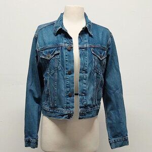 Polo Ralph Lauren Blue "Authentic Denim Goods" Relaxed Trucker Jacket Size: S